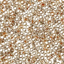 Rocaiperler, str. 15/0 , hulstr. 0,5-0,8 mm, rosaguld, 25g