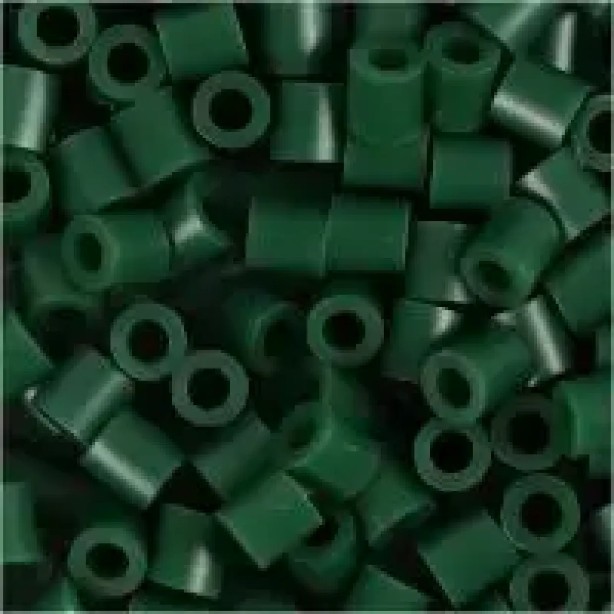 Rørperler, grøn (32230), str. 5x5 mm, hulstr. 2,5 mm, medium, 1100 stk.
