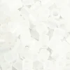 Rørperler klar transparent (50) str. 5 x 5 mm - hulstr. 2,5 mm - medium - 6000 stk.