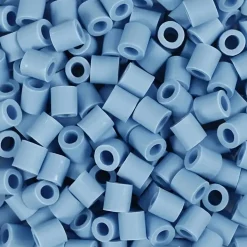 Rørperler NABBI BioBeads str. 5x5 mm, hulstr. 2.5 mm, medium, blå, 1000 stk.