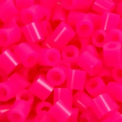 Rørperler, str. 5x5 mm, hulstr. 2,5 mm, medium, cerise (32258), 1100 stk./ 1 pk.