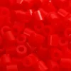 Rørperler, str. 5x5 mm, hulstr. 2,5 mm, medium, lys rød (32225), 1100 stk./ 1 pk.