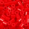 Rørperler, str. 5x5 mm, hulstr. 2,5 mm, medium, rød (32231), 6000 stk./ 1 pk.