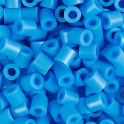 Rørperler, str. 5x5 mm, hulstr. 2,5 mm, medium, blå (32238), 6000 stk./ 1 pk.