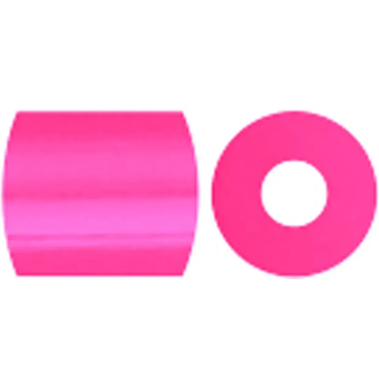 Rørperler 5 x 5 mm - hulstørrelse 2,5 mm - rosa (2) - medium - 1100 stk.
