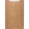 Rudepose, 14x24x7cm, brun, papir/PE, med sidefals og PE rude - 300 stk