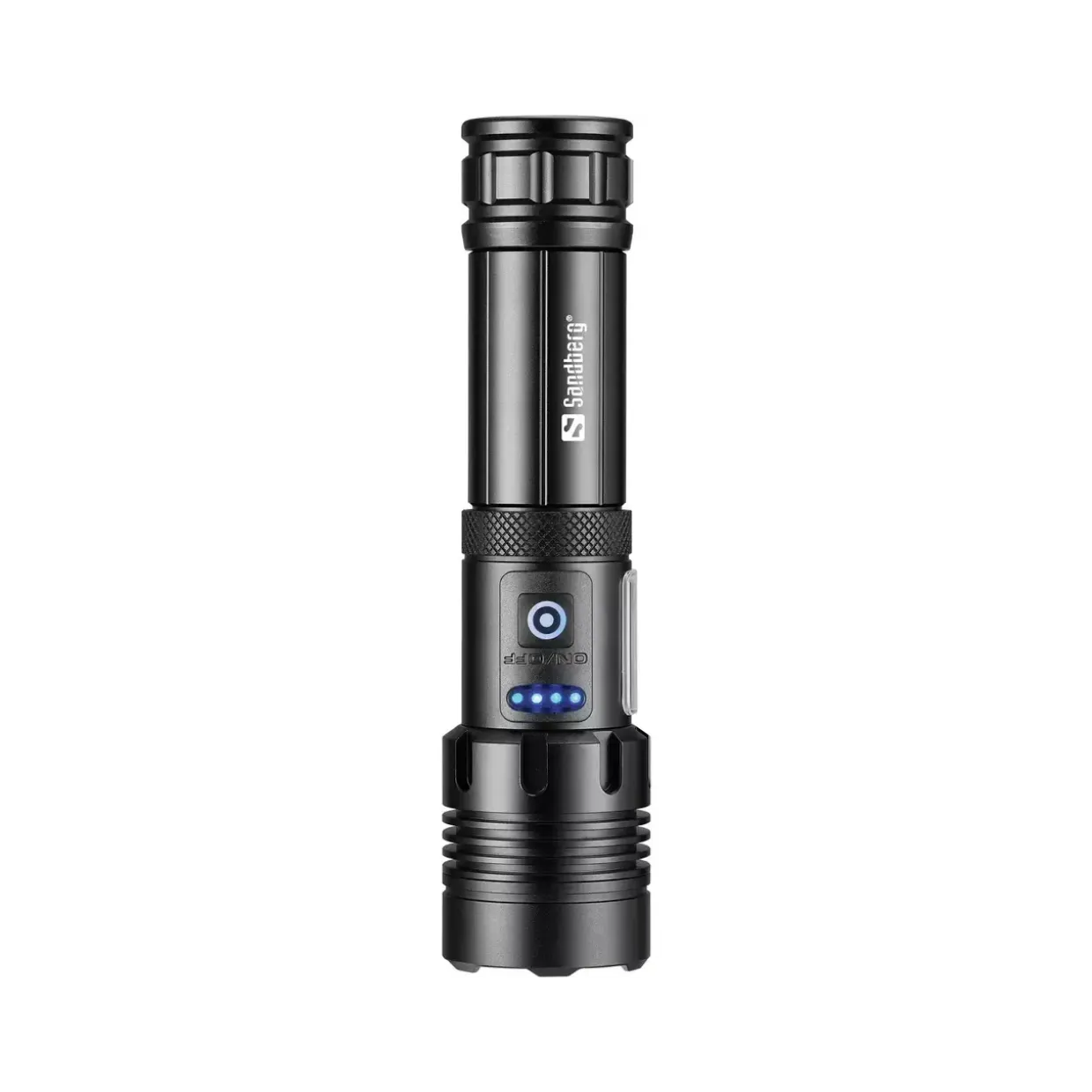 Sandberg, Lommelygte, Survivor 7in1 Torch Powerbank - Sort