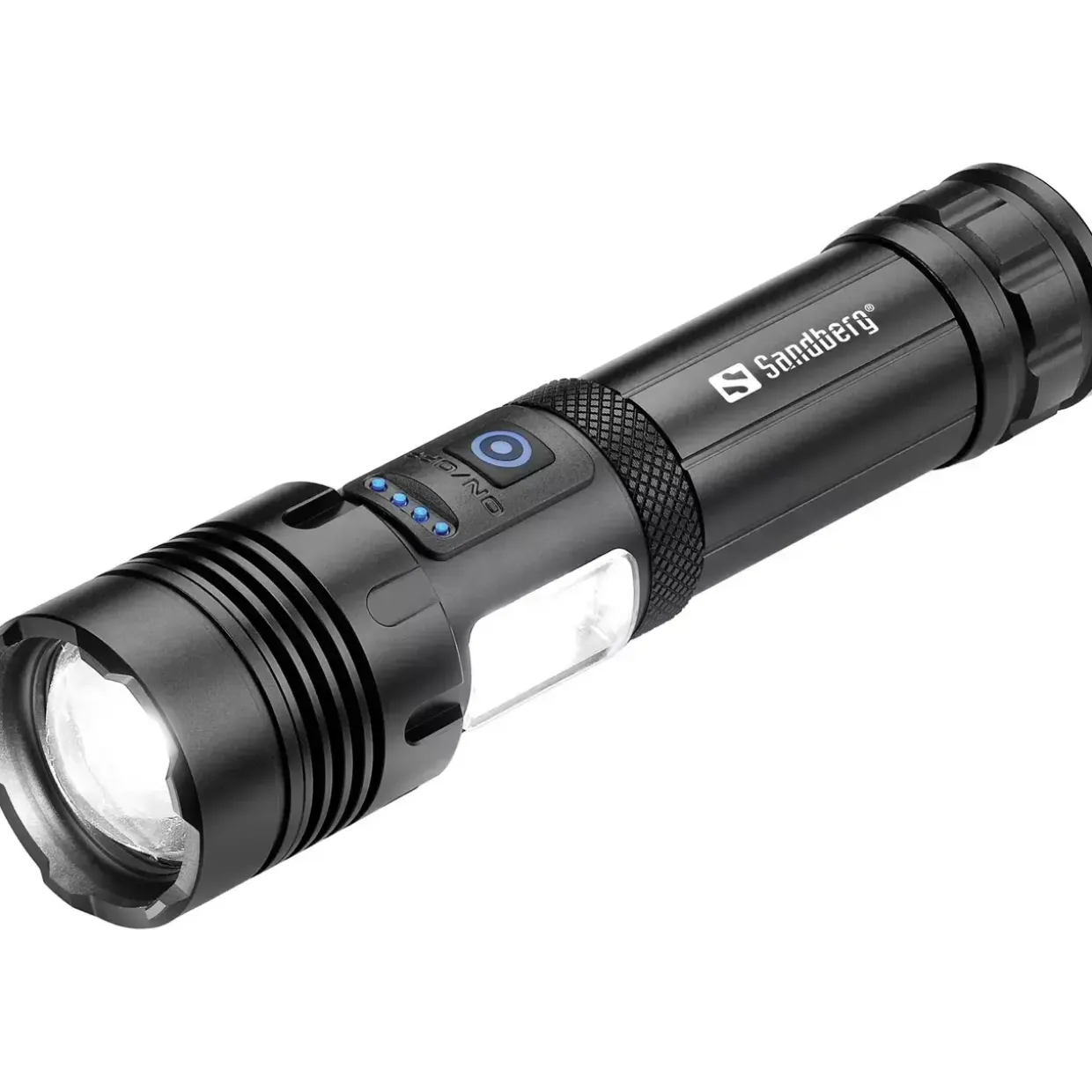 Sandberg, Lommelygte, Survivor 7in1 Torch Powerbank - Sort