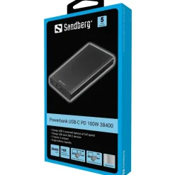 Sandberg Powerbank USB-C PD 100W 38400
