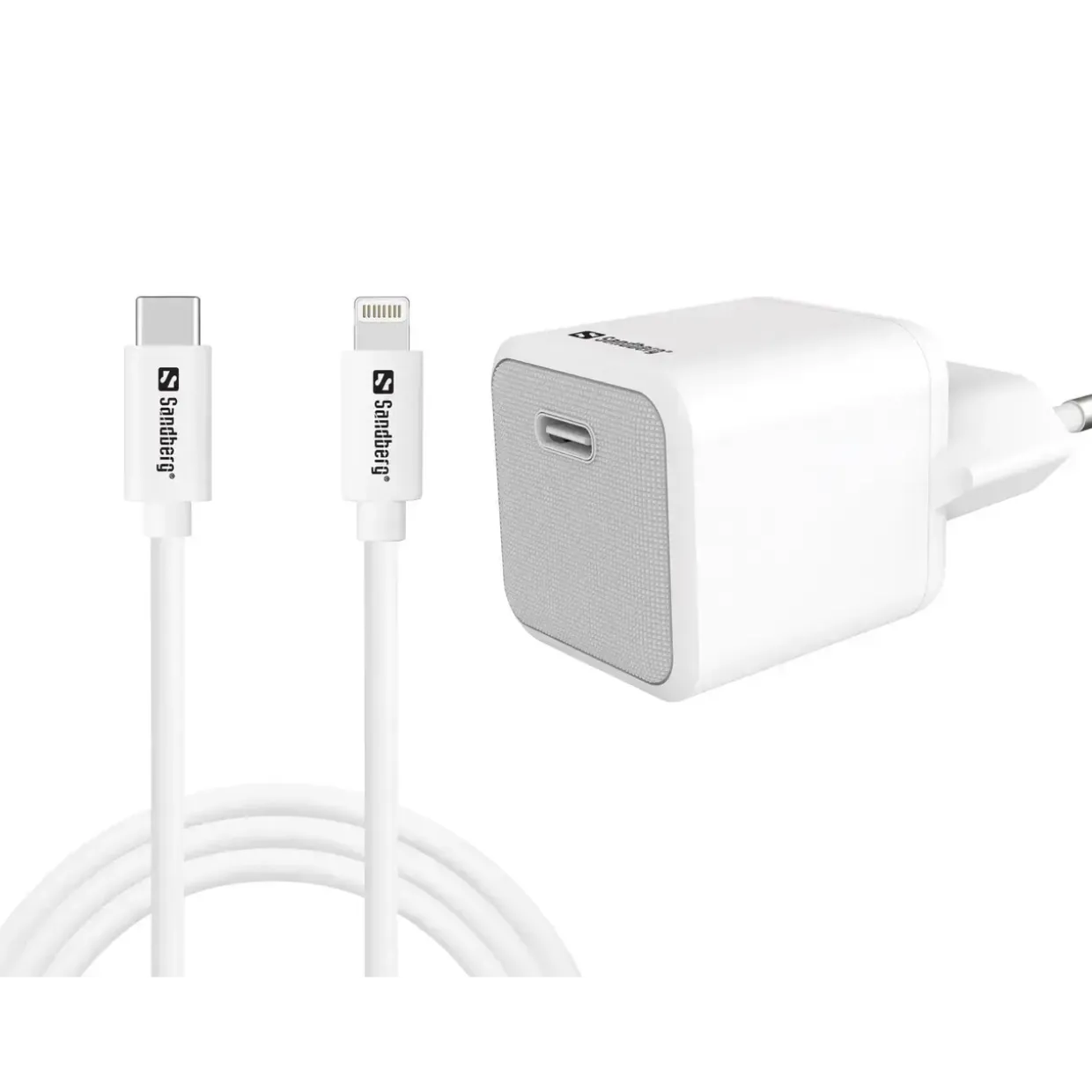 Sandberg USB-C AC Charger +Lightning 1M