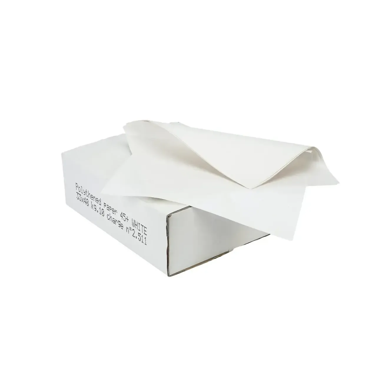 Sandwichpapir med PE 37 x 50 cm - 10 kg - hvid
