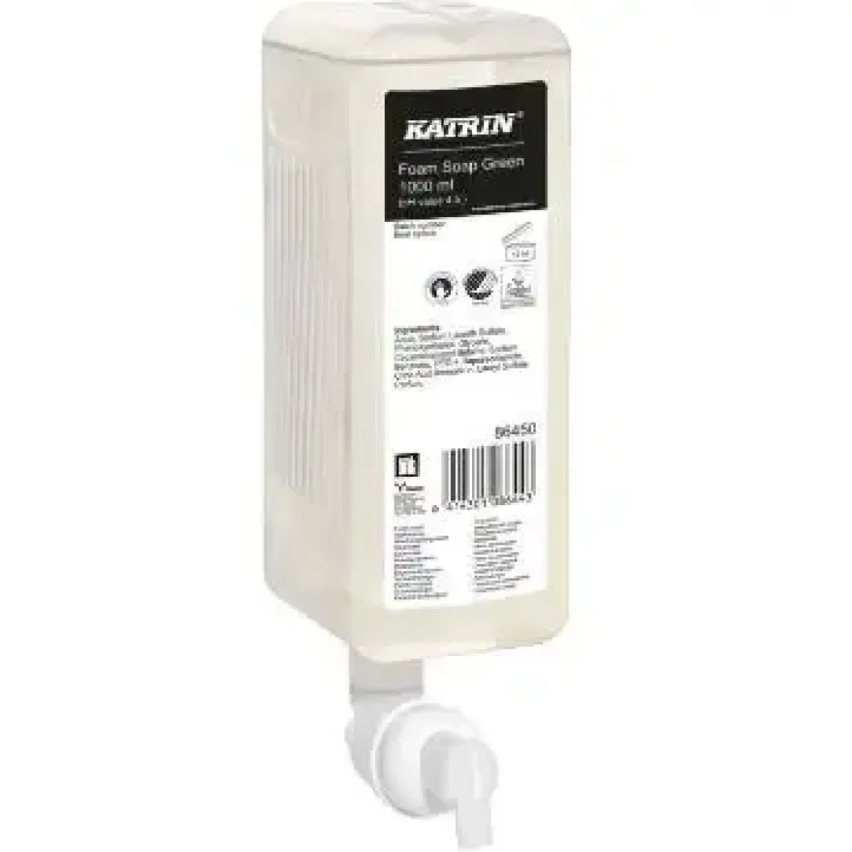 Sæbe, Katrin, Skum, Green, 1ltr, Klar - 6 fl x 1 ltr/krt
