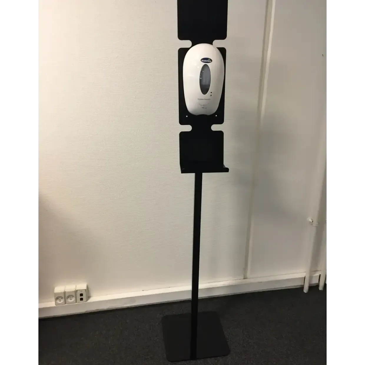 Sæbe- og desinfektion dispenser Touch Free hvid til opfyldning