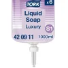 Sæbe Tork 420911 Luksus flydende S1 lilla 1l - 6 stk