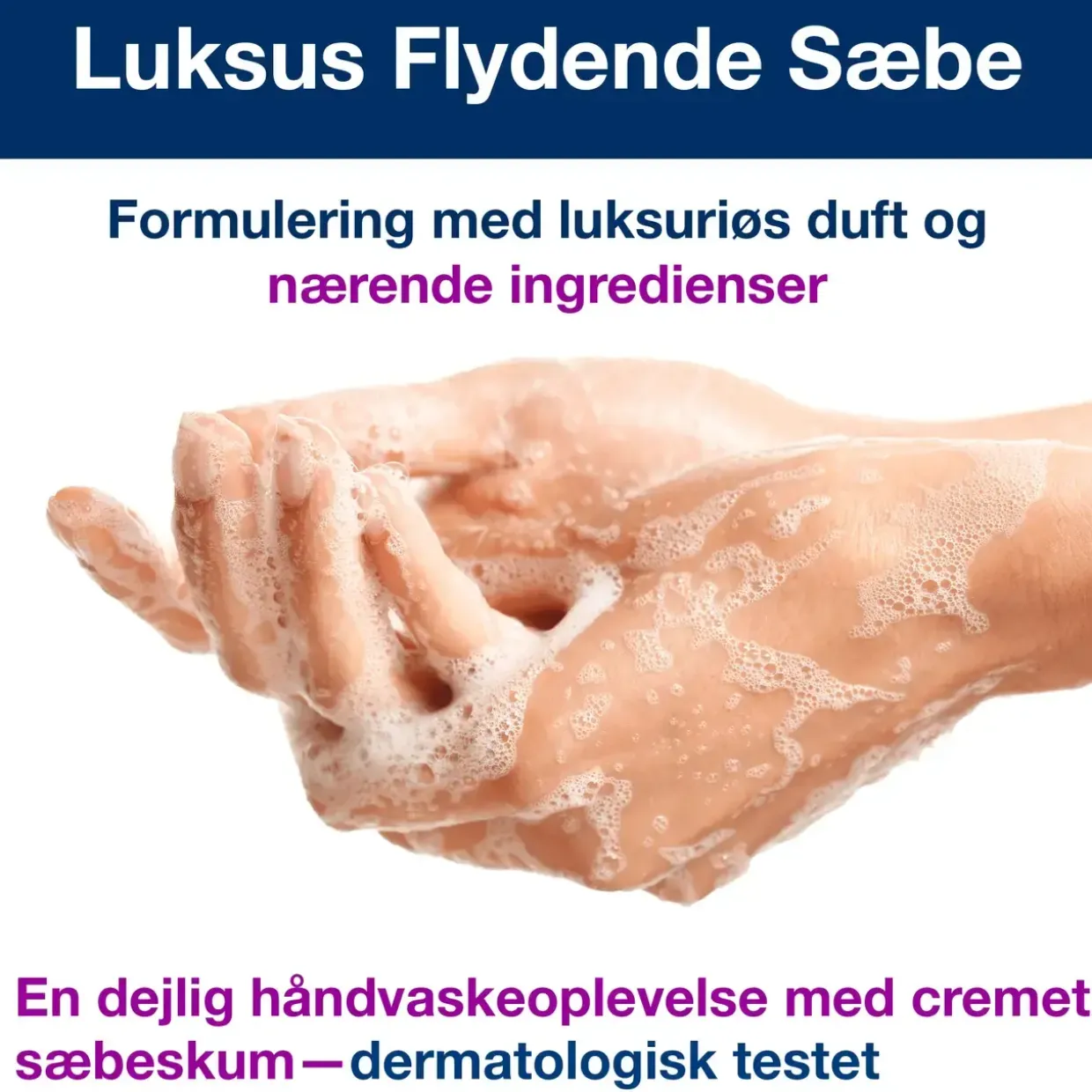 Sæbe Tork 420911 Luksus flydende S1 lilla 1l - 6 stk