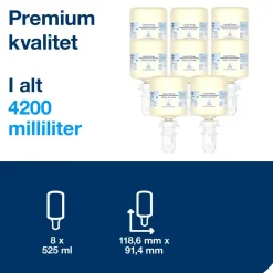 Sæbe Tork 425502 Mild Duft Mini S5 flydende 8x520ml