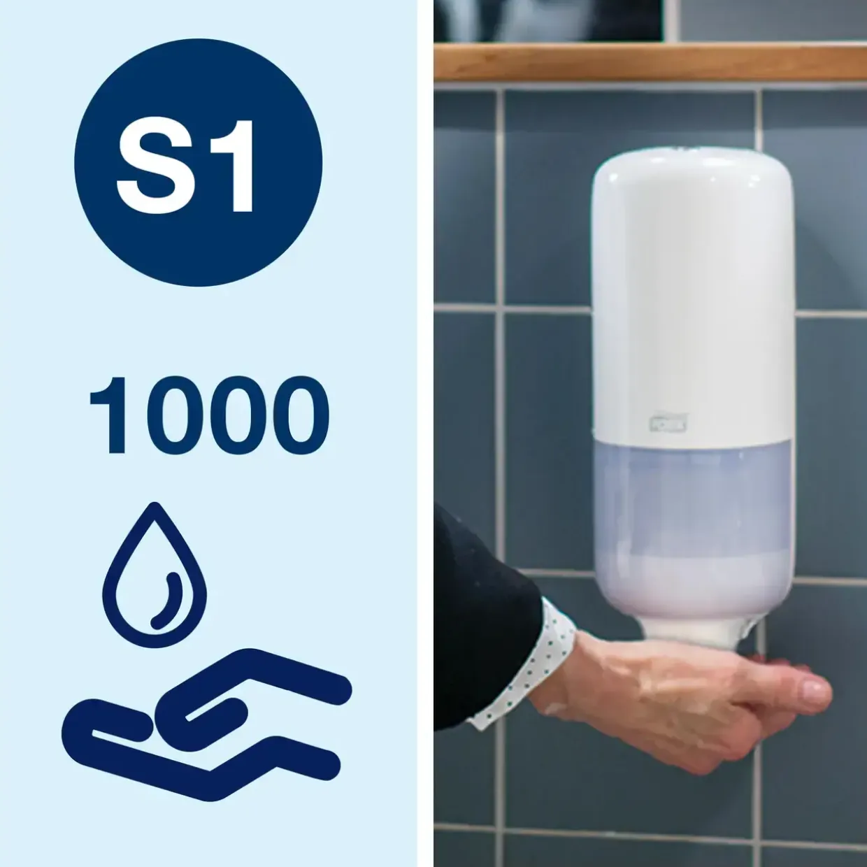 Sæbe Tork 420501 Mild Premium S1 lys gul - 6 flasker á 1 liter