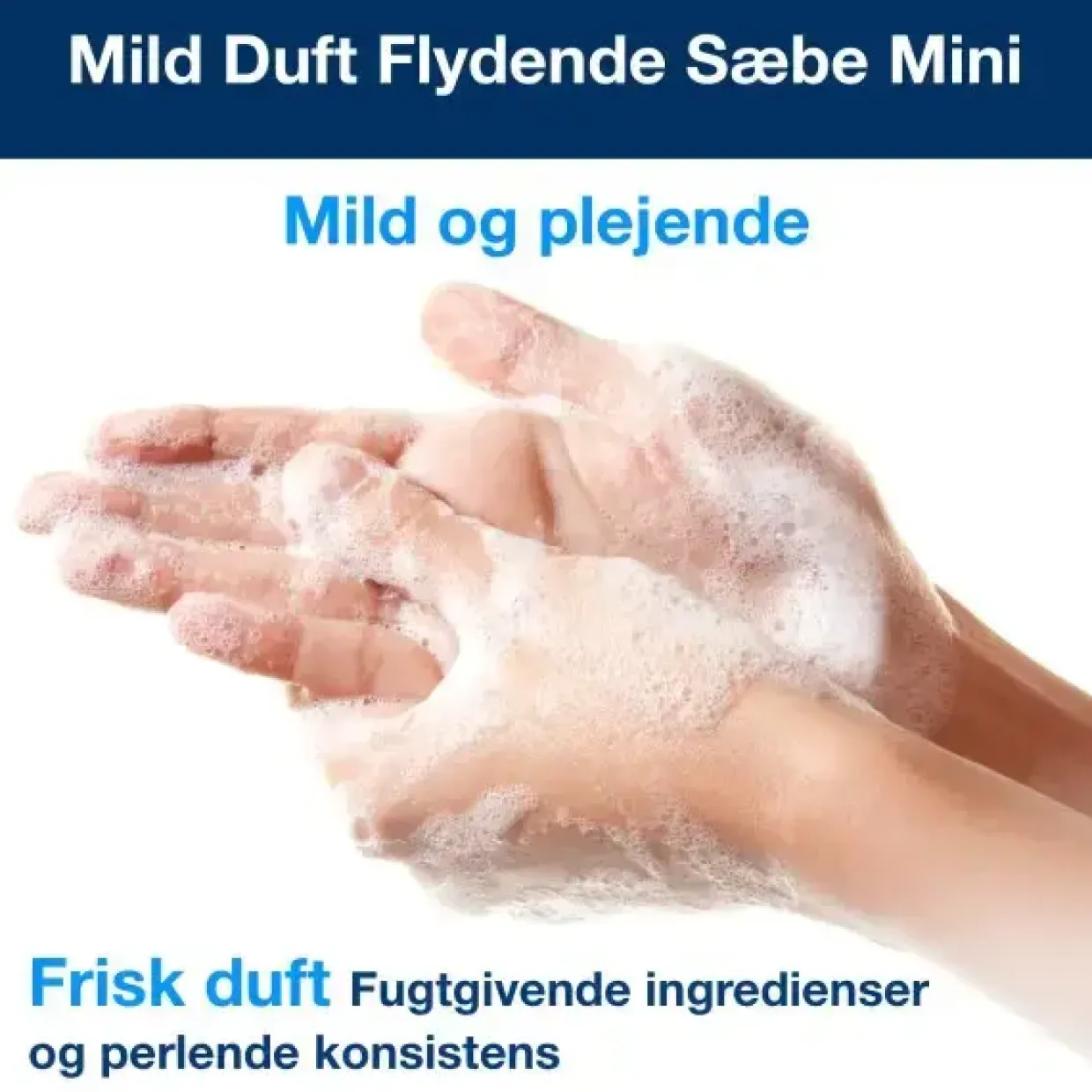 Sæbe Tork 420502 Premium Mild S2 Mini hvid - 8 flasker á 475 ml