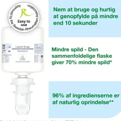 Sæbe Tork 425702 Sensitiv Mini S5 flydende 8x520ml
