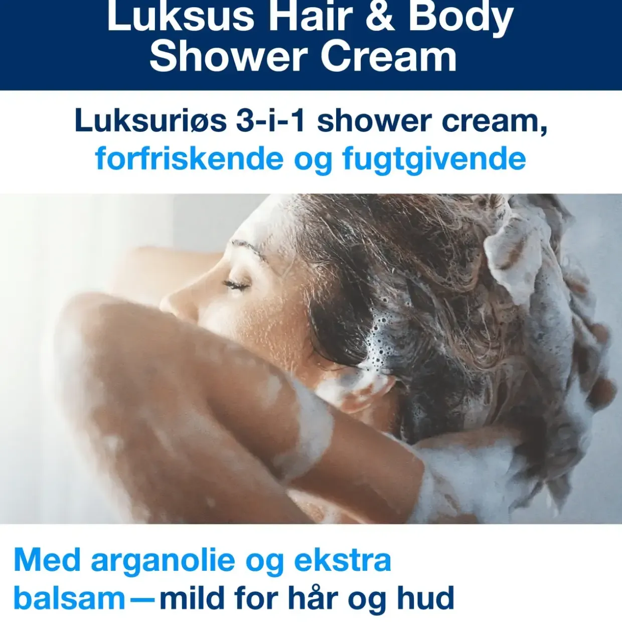 Sæbe Tork 424661 S4 Luksus Hair & Body creme orange 1000ml - 6 stk