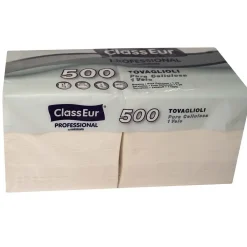 Serviet ClassEur professional 33x33 cm 3-lag 80 stk pr. pakke Hvid - 24 pk x 80 stk/krt
