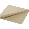 Serviet Duni 3-lags 1/4 fold Natural brown 33cm 250stk/pak