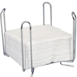 Servietholder - 1/4 fold til frokostserviet 18 x 18 x 17 cm - Krom