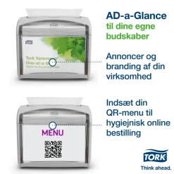 Servietholder til bord Tork 272613 Xpressnap® - grå