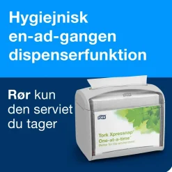 Servietholder til bord Tork 272613 Xpressnap® - grå