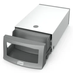 Servietholder Tork 271600 Counterfold N1 til disk - aluminium og grå