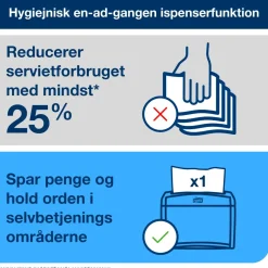 Servietholder Tork 272612 Xpressnap Bordservietter Interfoldet N4 - rød