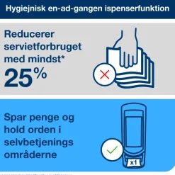 Servietholder Tork 272211 xpressnap N4 vægmodel - sort