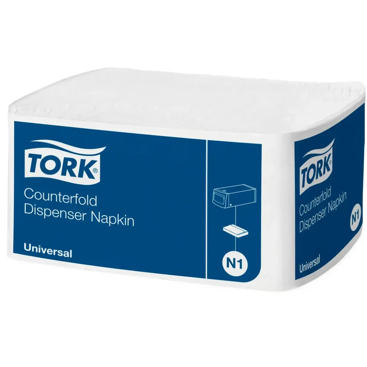 Serviet 1-lags Novafold hvid 31 x 32 cm - 4019550Q - 7200 stk.