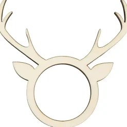 Servietring H: 8 cm dybde 5 mm diam. 4,5 cm hulstr. 3,5 cm - 4 stk pr pakke