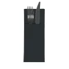 Serviet TableSMART Airlaid 40x32 cm til Bestik Sort - 24 pk x 50 stk/krt