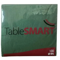 Serviet TableSMART 40x40cm 3-lag Mørkegrøn - 12 pk x 100 stk/krt