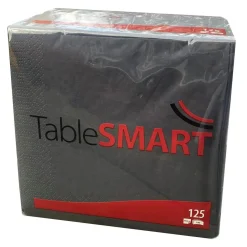 Serviet TableSMART 33x33cm 3-lag Sort - 8 pk x 125 stk/krt