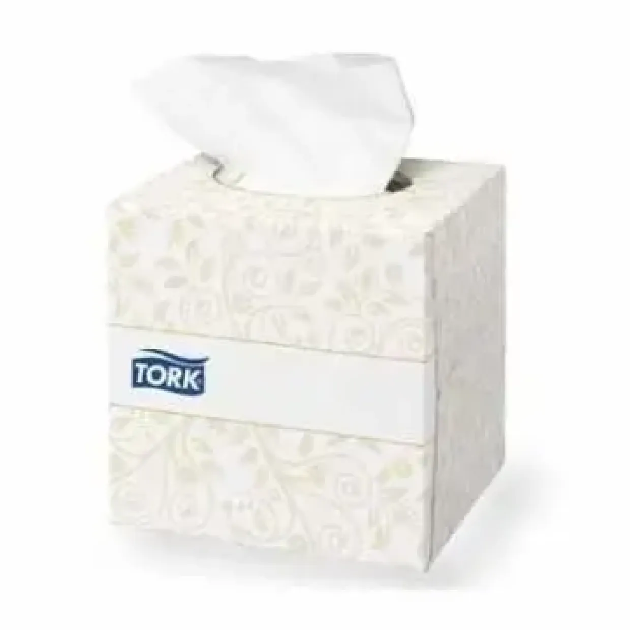 Serviet Tork 140278 Ansigtsserviet Cube F1 2-lag 20x21cm Hvid - 30 pk x 100 stk/krt