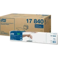 Serviet - Tork N10 17840 - Interfold - 1-lags - Hvid - 21,6 x 21,6 cm - 9000 stk.