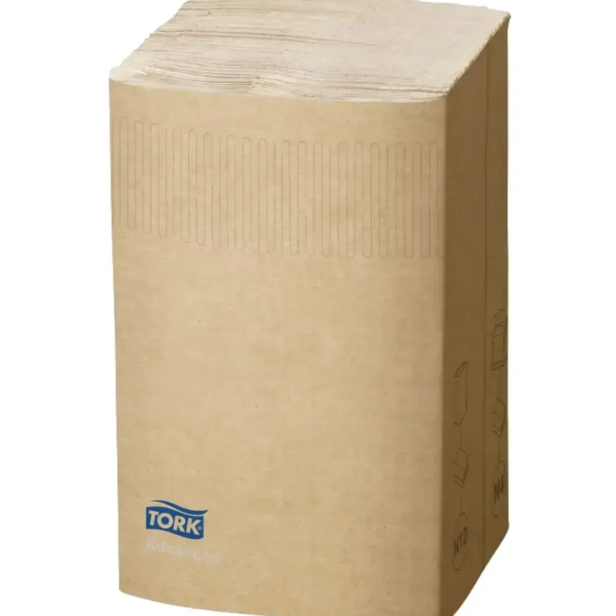 Serviet Tork Premium N4 12840 2-lags natur 100% genbrugsfibre 33cm x 21,60cm - 9000 stk