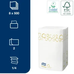Serviet Tork 13670 Xpressnap premium Interfold 2-lags 4-fold N4 - 4000 stk