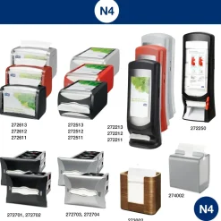 Serviet Tork 13670 Xpressnap premium Interfold 2-lags 4-fold N4 - 4000 stk