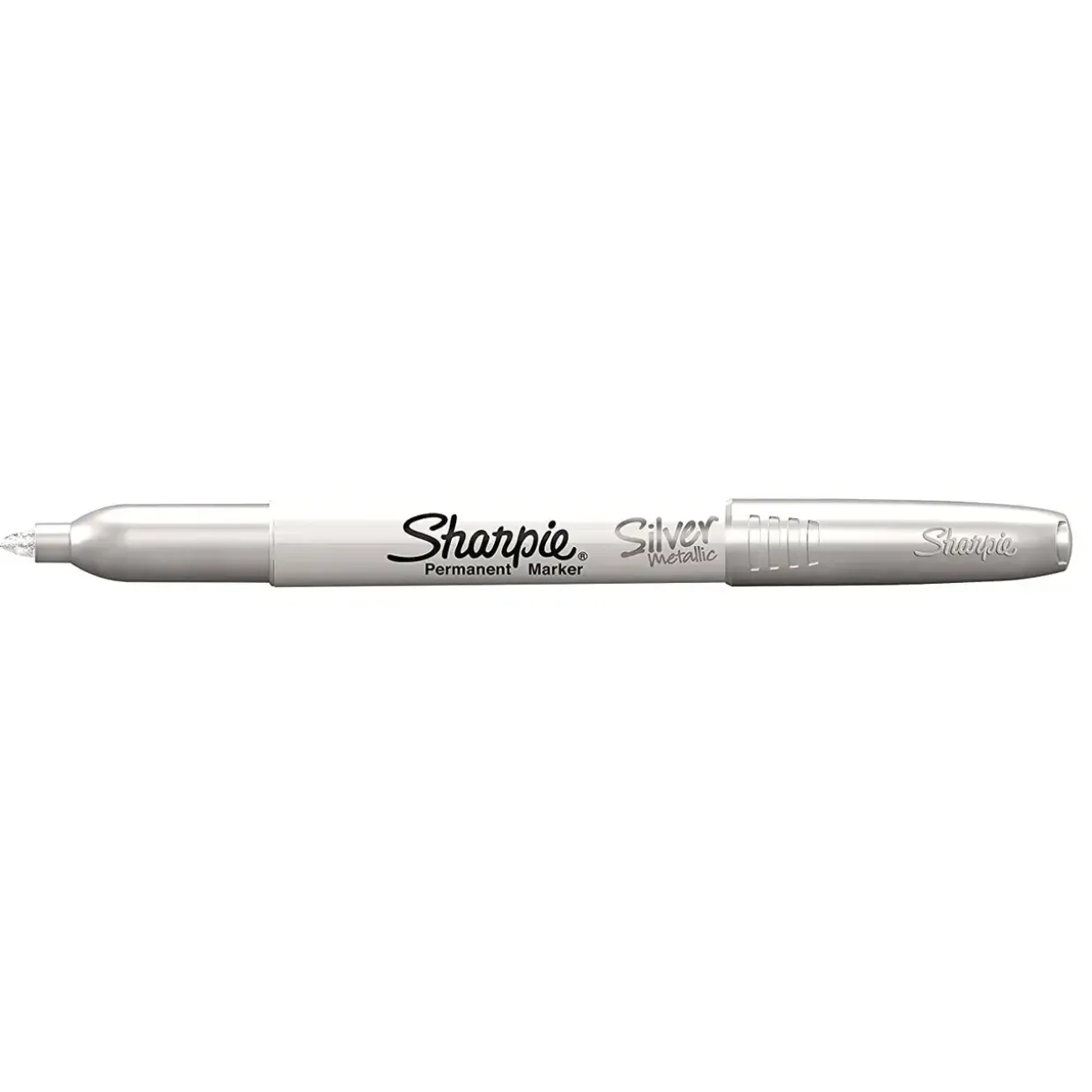 Sharpie tusser Metallic 1,4 mm Permanent Marker - Sølv - Køb minimum 12 stk.