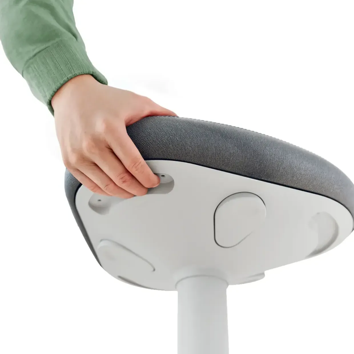 Siddestol – Leitz Ergo Active – Comfort – Lysegrå