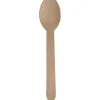Ske, Abena Gastro, 16cm, brun, birketræ|voks, komposterbar, enkeltindpakket - 400 stk