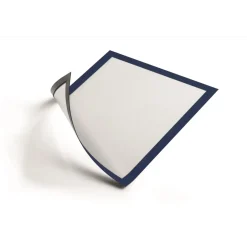Skifteramme - A4 DURAFRAME® MAGNETIC med blå ramme - 5 stk.
