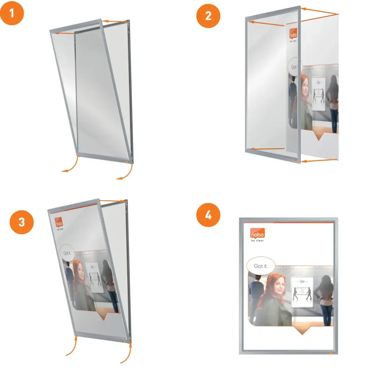 Skifteramme Nobo Impression Pro A3