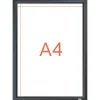 Skifteramme Nobo Impression Pro grafit A4