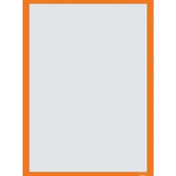 Skifteramme Nobo Infotavle magnetisk/selvklæb A3 orange - 2 stk