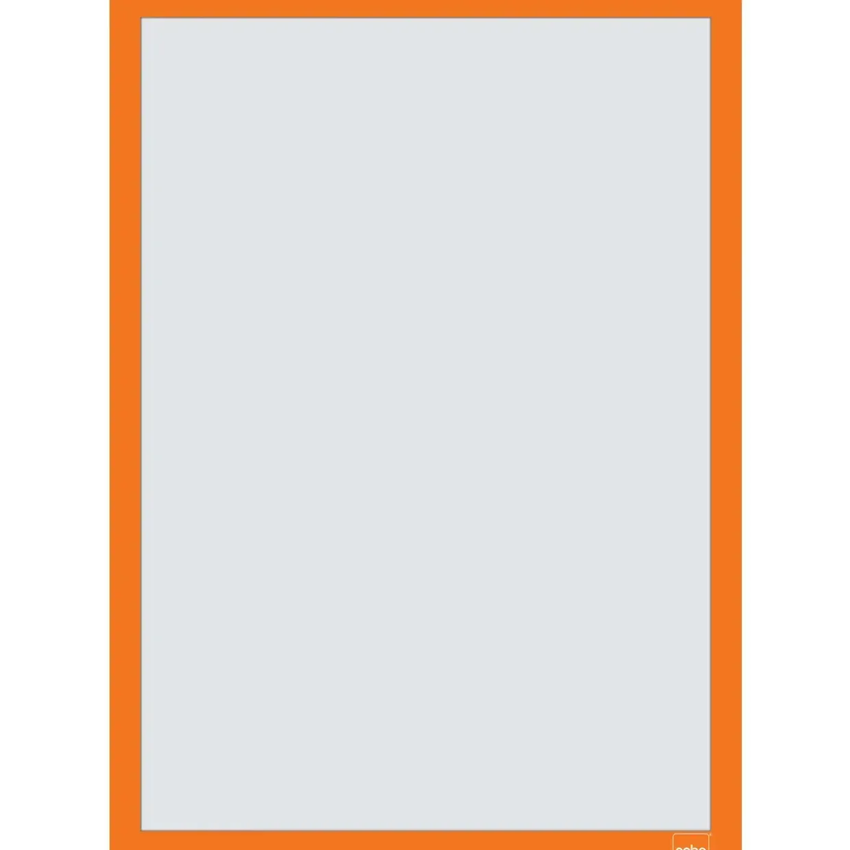 Skifteramme Nobo Infotavle magnetisk/selvklæb A3 orange - 2 stk